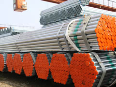 Special gas hot galvanized steel pipe